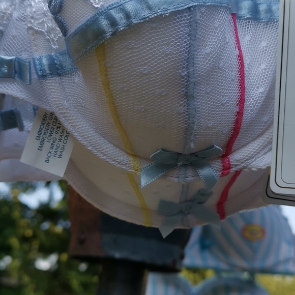 Rene Rofe White Lace Bra - Picture 10 of 14